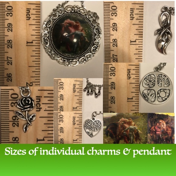 SOLD—“La Belle Dame Sans Merci" John Keats Handmade Literature Necklace - Picture 14 of 16